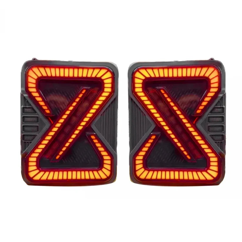 LED X - Style Smoke Taillight for Mahindra Thar 2020 and Thar Roxx