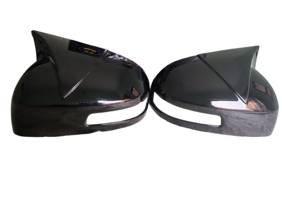 Maruti Suzuki Ertiga Batman Style Mirror Covers (2012-2018) – Glossy Black (Pair)
