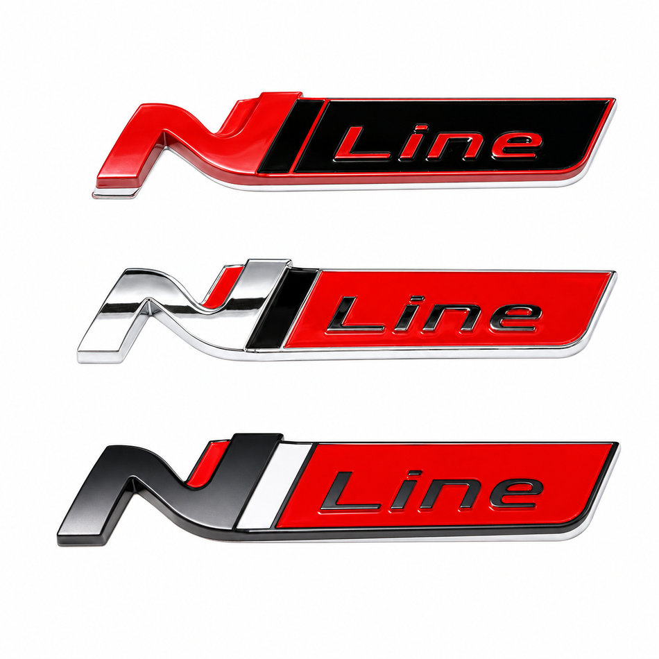 N-Line Metal Emblems | Premium Finish