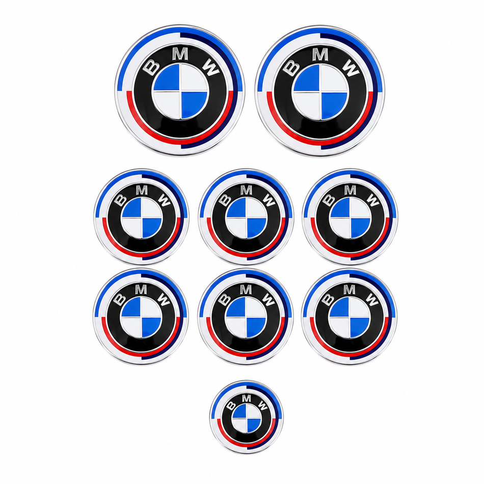 BMW Complete Emblem Kit Set of 7 | Exterior & Interior