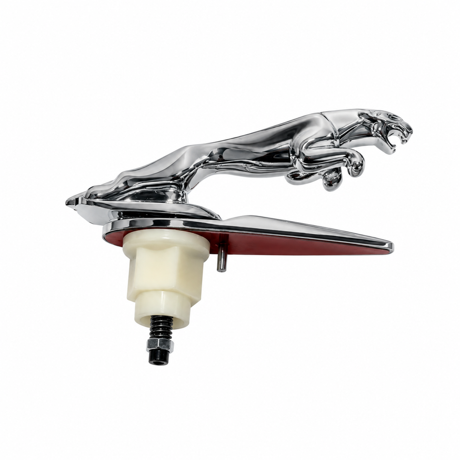 Jaguar OEM Design Hood Emblem | Chrome Finish Replacement Logo