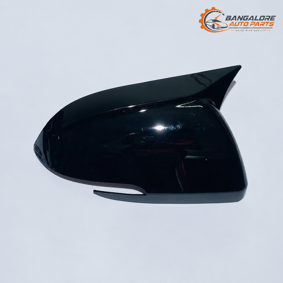 Kia Seltos Batman Style Mirror Covers | Premium ABS Gloss Black (Fits 2019+ Models)