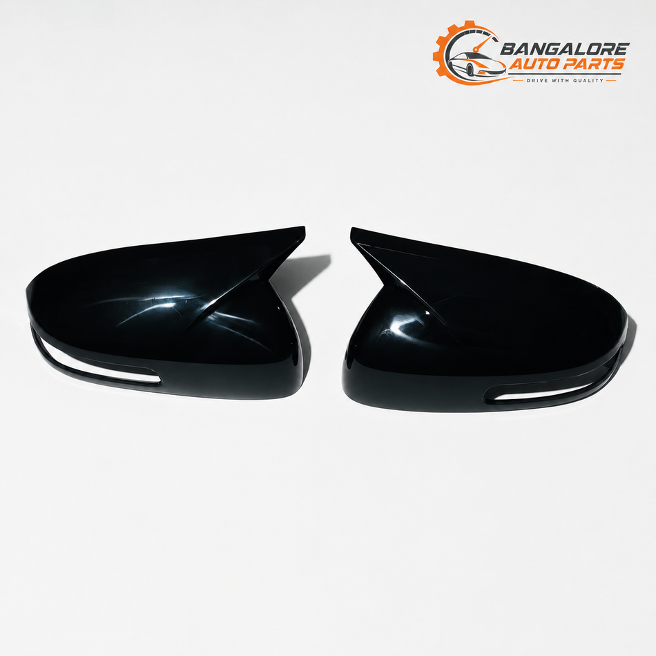 Swift Type-2 Batman Style Mirror Cover | Premium Gloss Black Finish Fits for 2011–2017