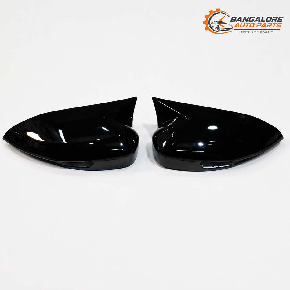 Tata Nexon Mirror Covers | Glossy Black Finish with Indicators