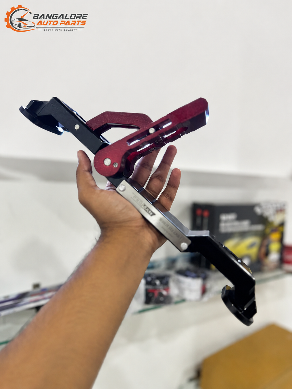 Mahindra Thar / Thar Roxx - Proman Heavy Duty Door Hinges - Red & Black (Set of 2 Door Hinges)