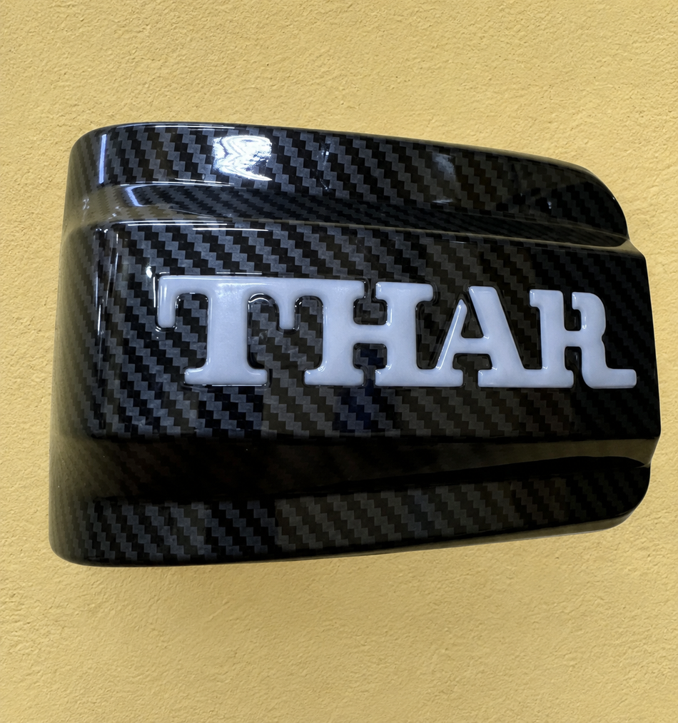 Mahindra Thar Side Mirror Covers | Batman-Style