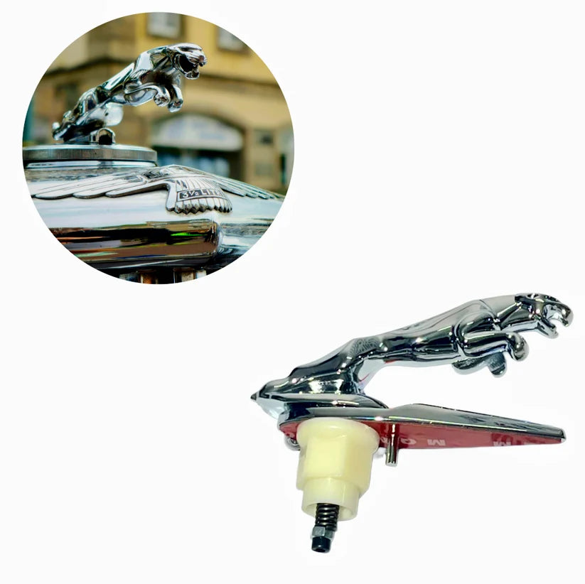 Jaguar OEM Design Hood Emblem | Chrome Finish Replacement Logo