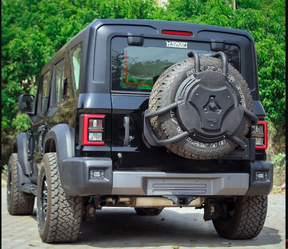 Thar Roxx Bimbra Stepney Cover – Model Y | Rugged, Lockable, and Stylish
